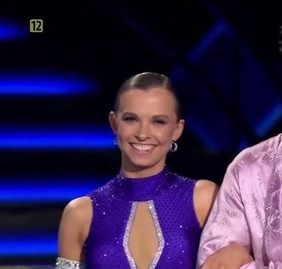 Alt: Ola Filipek i Wojciech Kucina tańczący tango na scenie programu 
